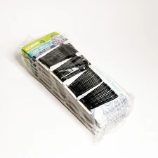 Conair Bobby Pins Black 2" – 6 Packs (90 Each, 540 Total) – Made in USA – Secure