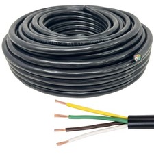 Heavy Duty 14 Gauge 4 Way CCA Conductor Wire RV Trailer Cable Cord Insulated ...