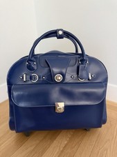 McKlein Edgebrook Leather Wheeled Laptop Brie...