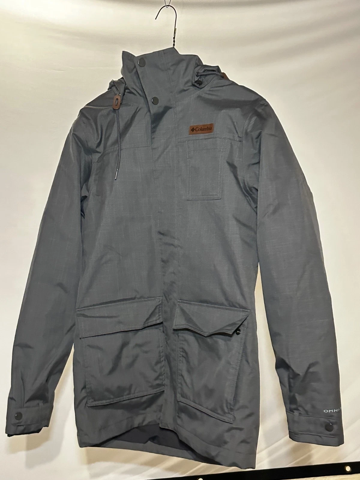 Columbia Interchange 2-Layer Waterproof Jacket Grey Size XS