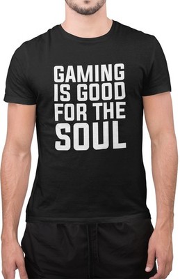 Gaming is Good for The Soul Gamer Game Amazing Novelty Tumblr T-Shirt
