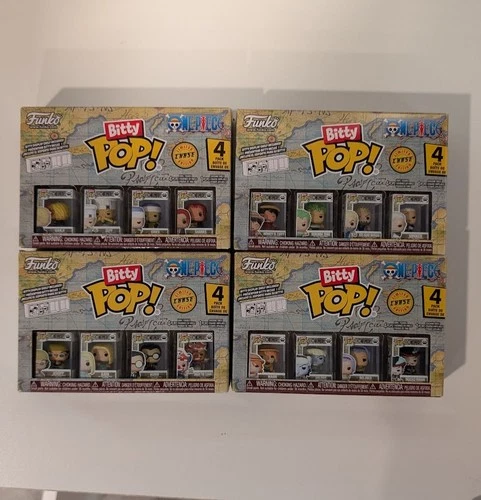 Funko Bitty Pop One Piece Complete Set w/ all Chases ***FREE SHIPPING***