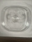 Vintage Pyrex A-12-C Clear Glass Replacement Lid Square 9.75” Fitter