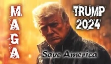 Trump 2024 MAGA Save America Refrigerator Magnet #21