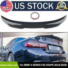 For 14-20 BMW F32 2Dr 428 430 435i 440i PSM Style Carbon Look Trunk Spoiler Wing