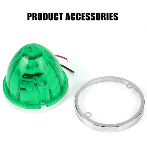 LED Clearance Lights Watermelon Indicator Side Marker Lamp Truck Trailer 12V 24V - Foto 16 di 21