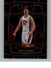 2021-22 Panini Select Luka Garza 22   Detroit Pistons