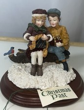 department 56 christmas past ornaments Couple Exchanging Presents 