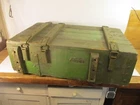 ancient ammunition box GDR NVA around 1983 wooden box infantry transport box crate