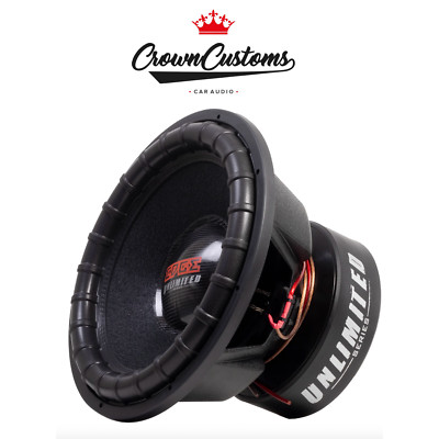 18'' 10000W EDGE CAR SUBWOOFER EDU18SPL-E2 SPL BASS 5000W RMS CAR AUDIO
