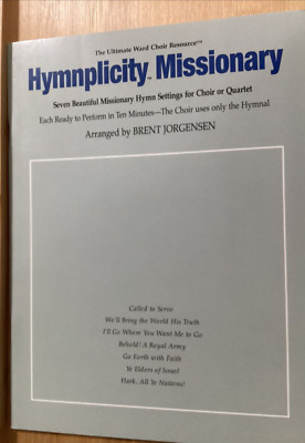HYMNPLICITY WARD CHOIR BOOK 10 By Brent Jorgensen **BRAND NEW** | eBay