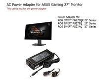Ac Power Adapter For Asus Gaming 27 Monitor Rog Swift Pg278qr Pg27aq Pg279q Ac Power Adapter For Asus Gaming 27 Monitor Rog Swift Pg278qr Pg27aq Pg279q