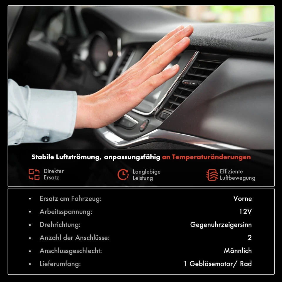 Gebläsemotor Innenraumgebläse für BMW 1er E81 E82 E88 3er E90 E91 E92 E93 - Bild 4 von 4