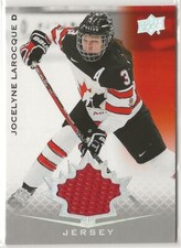 2021 2021-22 Upper Deck Team Canada Juniors Jerseys #62 Jocelyne Larocque WWC