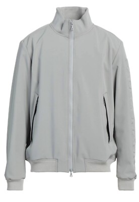 Paul &Shark Yachting Men's AUTHENTIC Gray Embossed Sleeve Coat Jacket Size XL