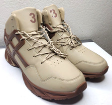 Joomra Caramel/Khaki Stylish Lace Up High Top Sneaker Shoes Mens Size 10.5 US