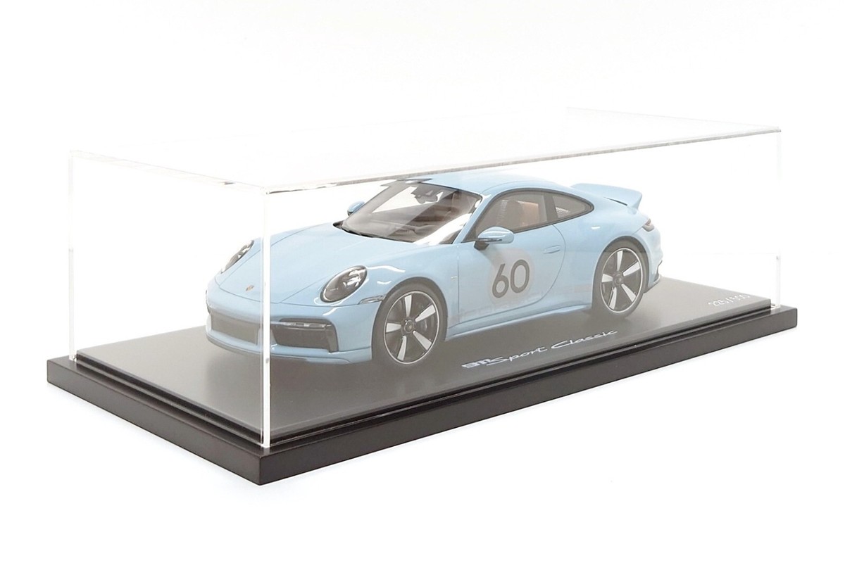 Spark 1:18 Porsche 911 Sport Classic (992) in Meissen Blue Spark 1:18 Porsche 911 Sport Classic (992) in Meissen Blue