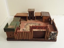 FORT RIVER FORTINO GIOCATTOLO IN LEGNO FAR WEST PER SOLDATINI TIPO XILOPLASTO