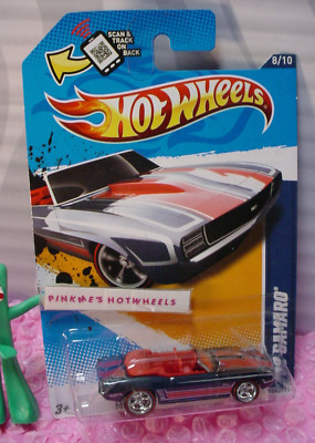 2012 Hot Wheels SUPER Treasure Hunt '69 CHEVY CAMARO #108 ∞black