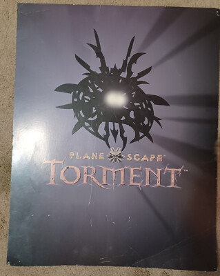 Planescape Torment Store Display Promo Light Cardboard Poster 28'' x 22'' $0 SHIP!
