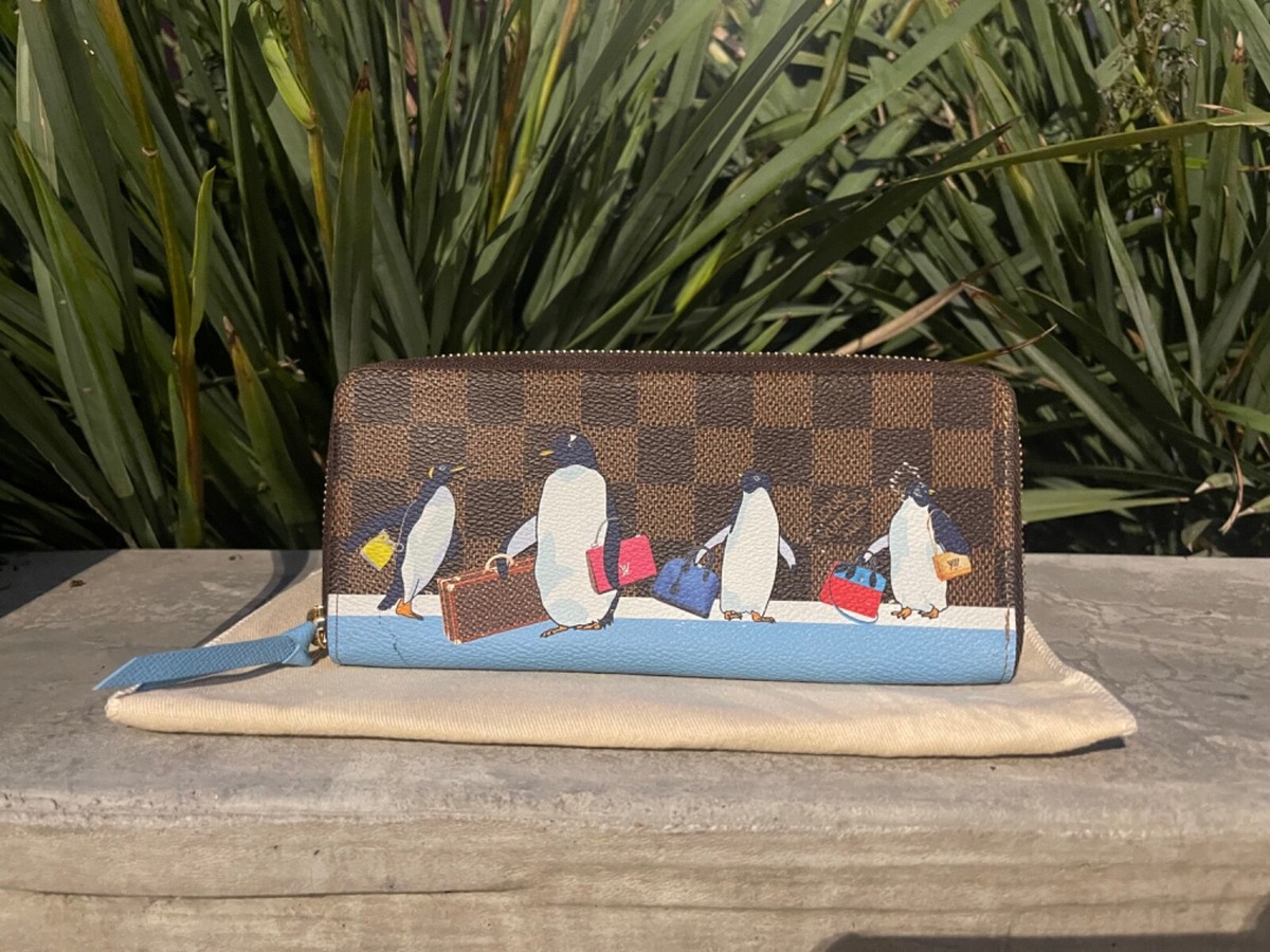 Louis Vuitton Damier Penguin Clemence Wallet | eBay
