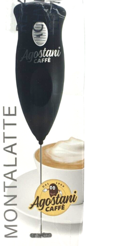 Milchaufschäumer Agostani Caffè Montalatte mit Ständer, Schwarz - Bild 1 von 3