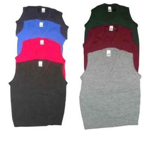 SND Jungen V-Ausschnitt Tank Top ärmellos Schule Pullover - gestrickt 7+ Farben