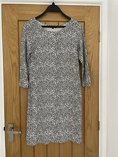 Jaeger Dress Size M UK 12 Thin Jersey Stretchy