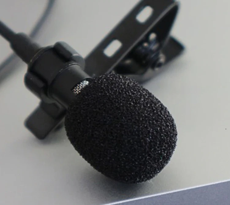 Bonnette Micro cravate / micro casque en mousse noire HAUTE DENSITE X2 - Photo 2/2