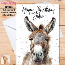 Personalised Donkey Card