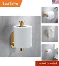 SUS 304 Stainless Steel Toilet Paper Holder - Brushed Brass Bathroom Accessory