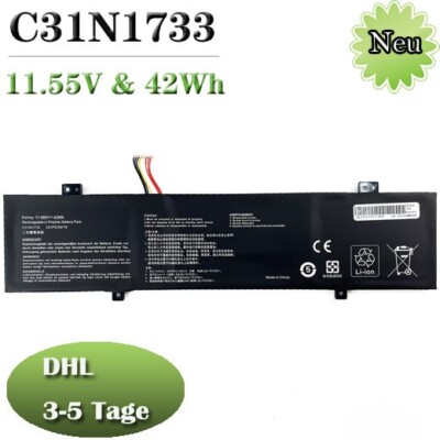  C31N1733 Akku Für Asus VivoBook Flip 14 TP412UA-EC305T TP412UA-EC056T TP412F
