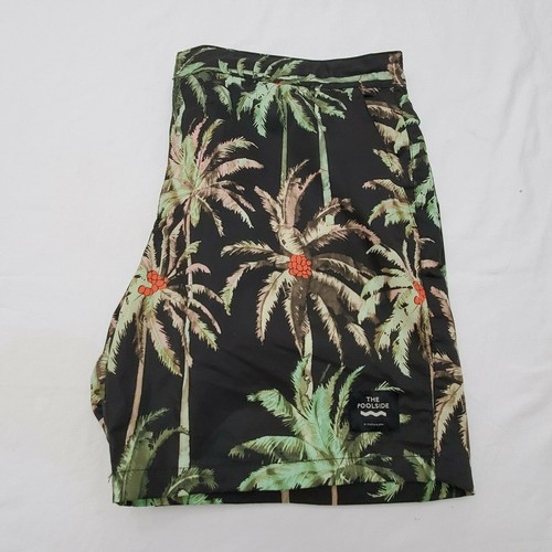Pantalones cortos para hombre Scotch & Soda con tabla de baño junto a la piscina estampado de palma talla X grandes XL - Imagen 9 de 12