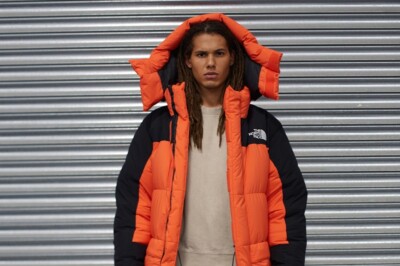 The North Face 1994 Retro Himalayan Down Parka Flare Orange Black
