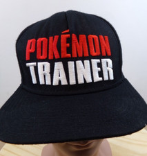 Pokemon 2016 Pokemon Trainer Cap Hat Snap Back OSFM Embroidered Characters