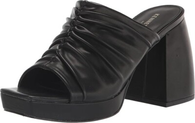 Kenneth Cole New York Women's Anika Platform Mules, Black Size 6M