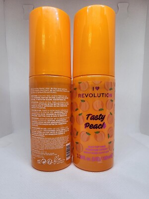 Priming Spray Revolution Makeup Mattifying Tasty Peach Pack of 2