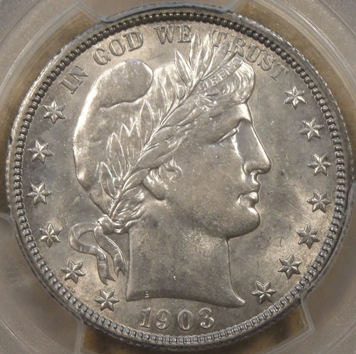 1903-O Barber Half Dollar 50c PCGS Certified AU58