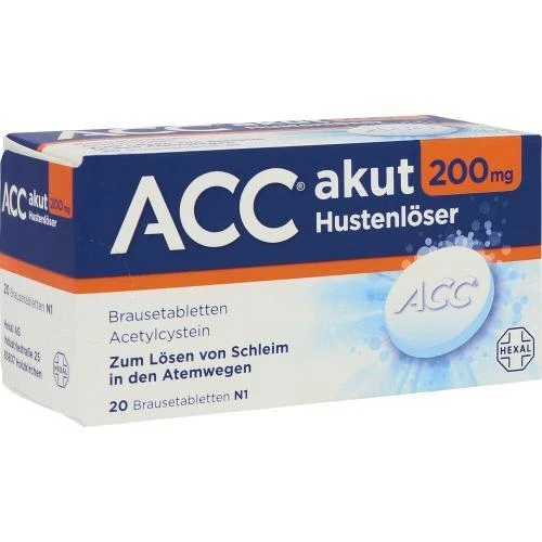 HEXAL AG 3x ACC akut 200 Hustenlöser Schleimlöser 20 Brausetabletten SPAR-SET PZN 6302311
