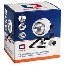 * Faro Night Eye ABS 12V 100+100w Luce nautica profondità per navigazione MARINO