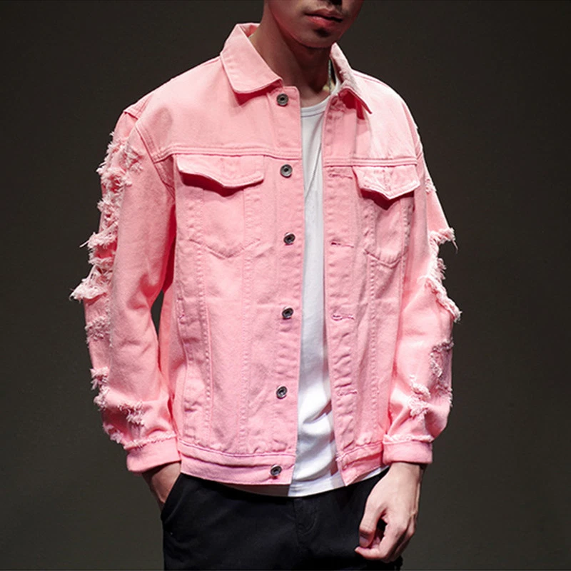 Denim Jacket - Dusky pink - Men