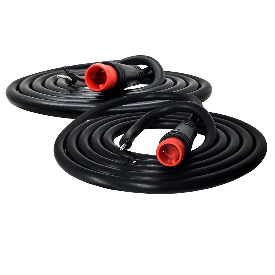 2X Julet Plug 2-Pin Male Connector Pigtail 3FT Wire for E-Bike LED Lights 60V - Image 3 of 4