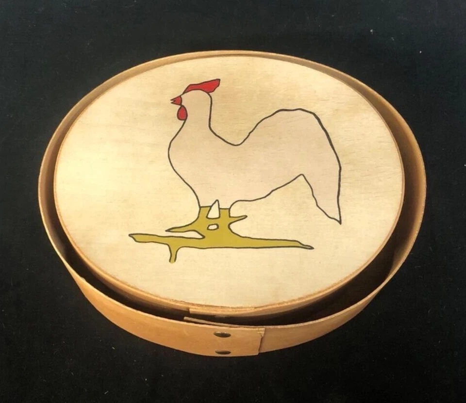 4 Vintage Bent Wood Primitive Shaker Style Nesting Pantry Boxes- EC! - Image 4 of 4