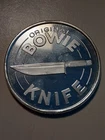 Original Bowie Knife 1oz Troy .999 Silver Round - Rare - by AMC (5-6801-II)