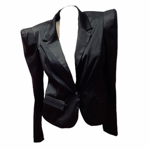 black shimmer jacket