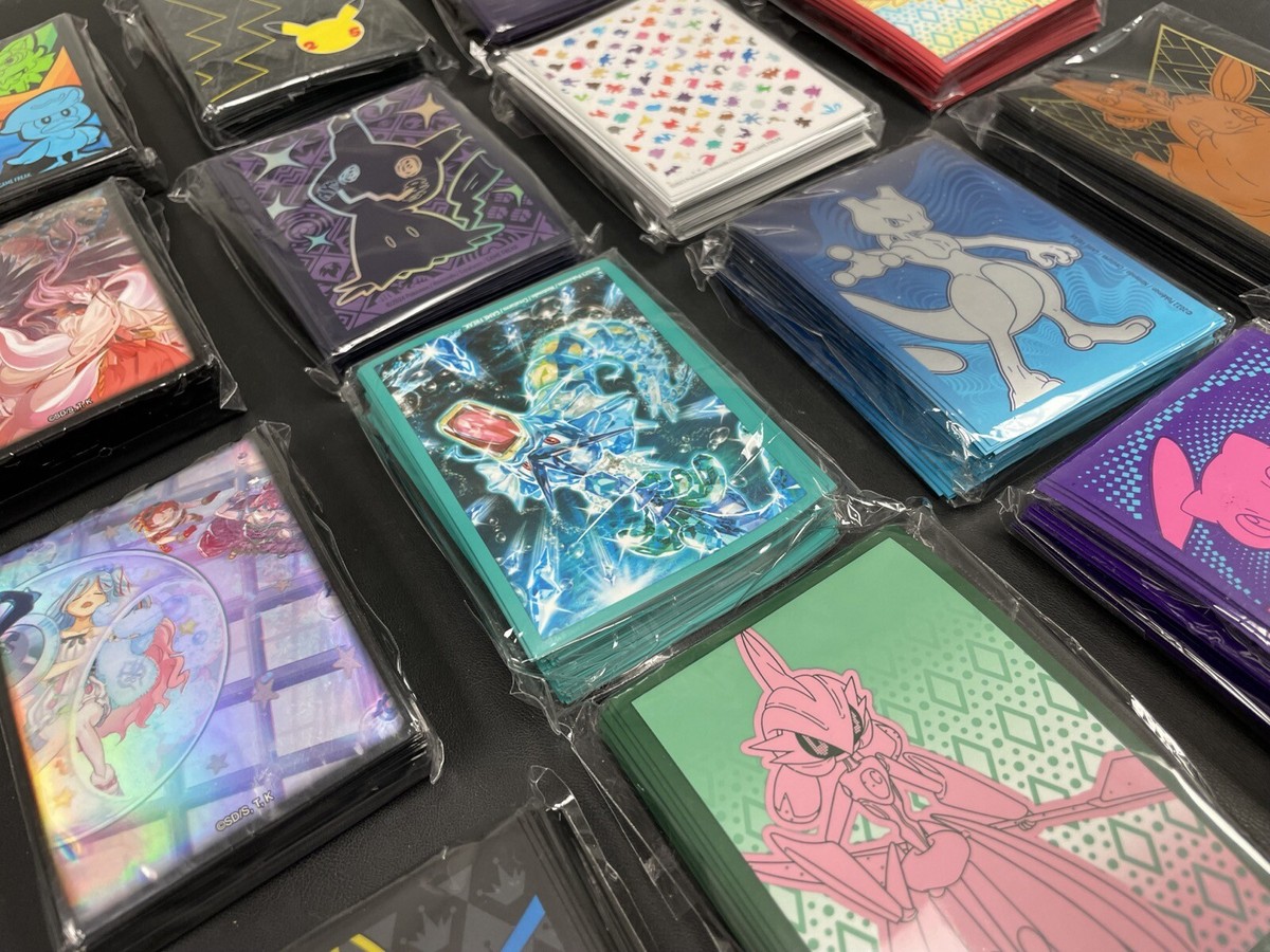 pokemon card sleeves 60 KMC 60 Gold Border MTG & Pokemon Card Sleeves x5 Packs 300 Total main image 1
