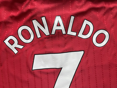 2022/23 Manchester United Authentic Home Jersey #7 Ronaldo 2XL