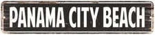 Panama City Beach Vintage Look Personalized Metal Sign Chic 4x18 104180008291