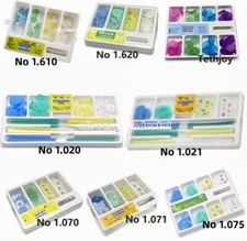 Dental Composite Finishing Polishing Discs Strips 8/12/14mm+Mandrel Assorted Kit