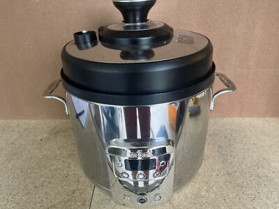 #ad All Clad EPC08 Electric Pressure Cooker Stainless Steel 6 Qt NO VALVE CAP $74.99